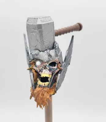 Marvel Legends Custom Zombie Thor Head 1/12 Scale Painted • $25