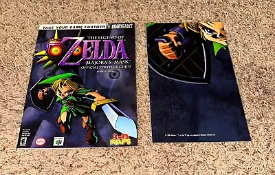 The Legend Of Zelda: Majora's Mask Brady Strategy Guide Nintendo 64 + POSTER • $99.99