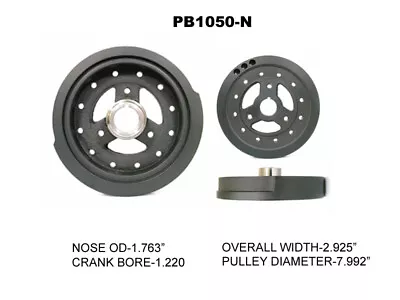 Harmonic Balancer Damper & Bolt For Chevy SB 383 400 8  External Balance • $140.94