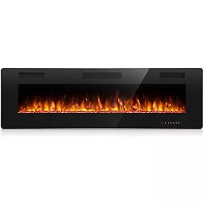 42''Electric Fireplace Recessed Wall Mounted Fireplace Heater Ultra ThinRemote • $179.99