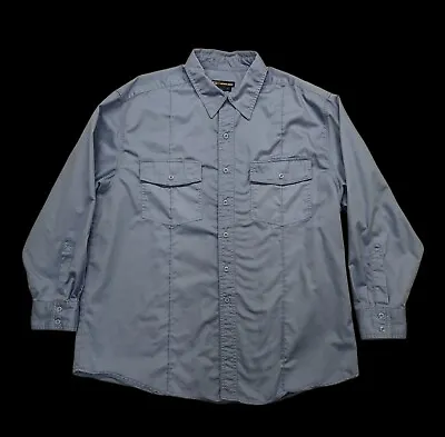 5.11 Tactical Series Shirt Men's XL Station Class-A Fire Blue Button Up Uniform • $8.11