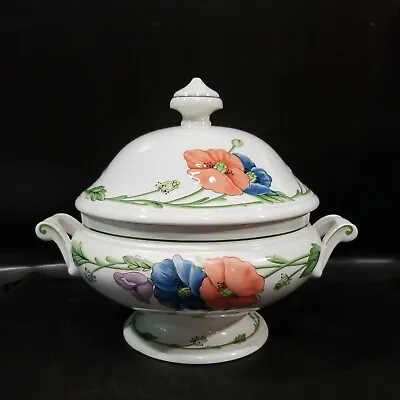 Villeroy & Boch Amapola Soup Tureen And Lid Handles Fine China W. Germany EUC! • $34.99