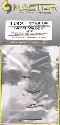 MASAM32126 1:32 Master Model F4F-3 Wildcat Late .50 Cal Brownings With Round • $14.89