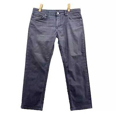 BOSS Hugo Boss Pants TAG 33x32 ACTUAL 33x25.5 Gray Maine Jeans Stretch Chino Men • $39.08