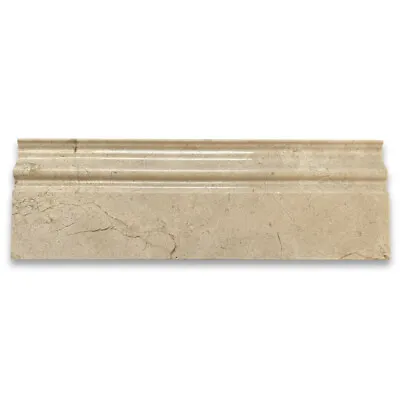 M01P Crema Marfil Marble 4x12 Baseboard Crown Molding Polished • £21.22