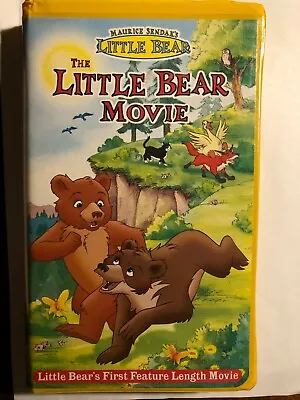 The Little Bear Movie Maurice Sendak First Feature Length Movie Animated Vhs • $8.99
