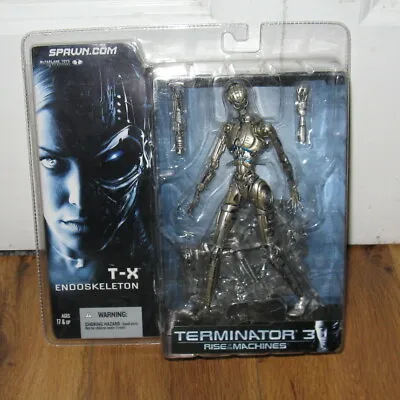 2003 McFarlane Toys Terminator 3 Rise Of The Machines T-X Endoskeleton Figure • $37.99