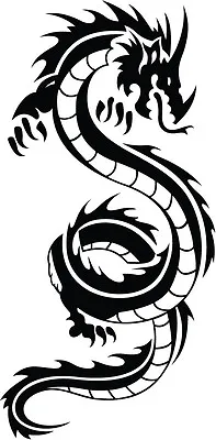 Dragon Tribal Dragons Car Decal Window Sticker TRB012 • $9.99