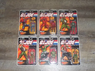 Gi Joe Dtc Wave 1 Figure Set Lot X6 Moc: Spirit / Mutt / Crimson Guard / Barrage • $75