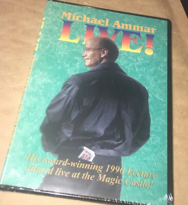 Michael Ammar Live! 1990 Lecture Filmed At The Magic Castle . Tricks • $40