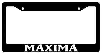 Black Plastic License Frame  MAXIMA  • $6.49