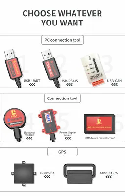 BMS Bluetooth Module/ 485 / UART /capacity Indicator/ Touch Control Lcd For Daly • $11.90