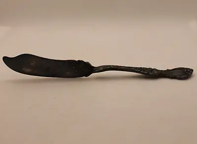 1835 R. Wallace Floral 1902 Master Butter Knife Twist Handle 7  A1 Silverplate • $22.75