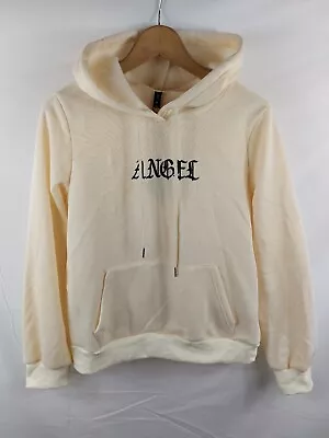 Zaful Forever Young - Womens *New* Cream W/ Embroided Logo Hoodie Size M (175-21 • £10