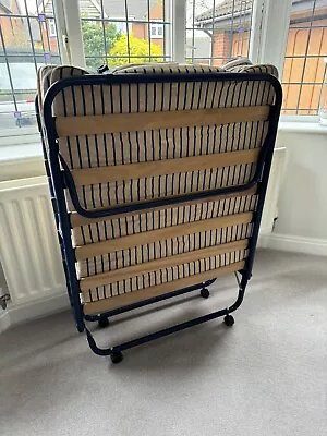 Ikea Single Folding Guest Bed With Mattress • £25