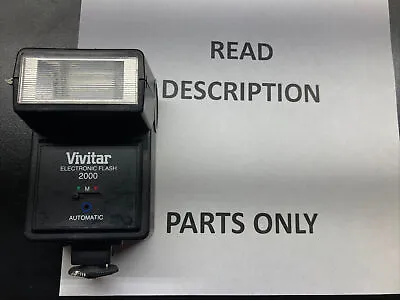 Vivitar Electronic Flash 2000 For Parts Untested • $14.99