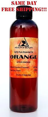 Orange Essential Oil Organic Aromatherapy Natural 100% Pure 4 Oz • $10.49