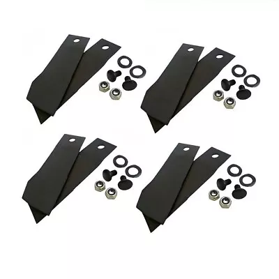 8x Ride On Mower Blades & Bolts For Greenfield Mower GT2139 GT2104 • $54.50