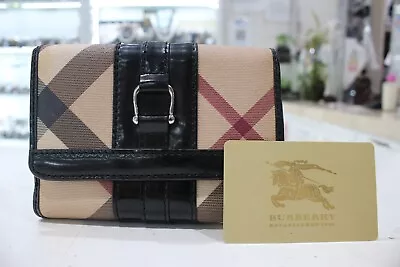 Burberry Compact Nova Check Continental Wallet • $309