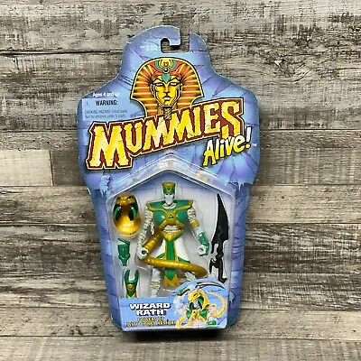 Mummies Alive 90s Toy 5  Mummy Figure Wizard Rath Kenner Vintage 1997 Sealed • $55.19