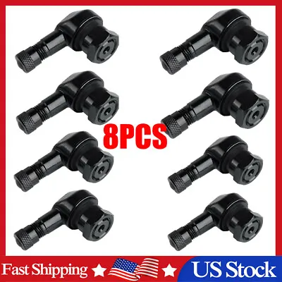 8PCS CNC Motorcycle 90-Degree Angle Wheel-Tire Stem Tubeless Valve Aluminum USA • $19.45