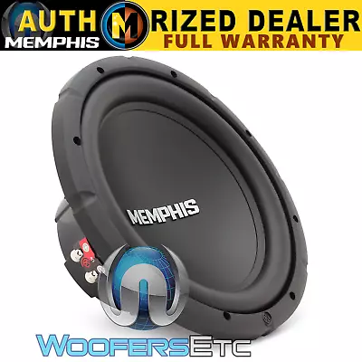 Memphis Srx1244 12  Sub 500w Dual 4-ohm Subwoofer Bass Speaker Car Audio New • $89.99