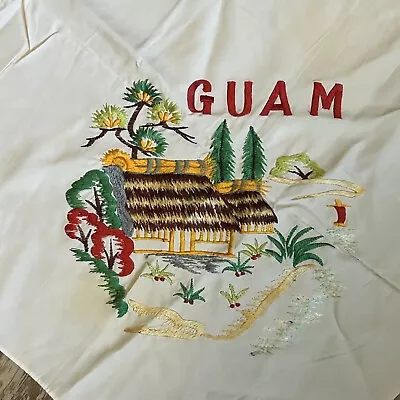 Embroidered Guam Large Piano Scarf  • $14.88