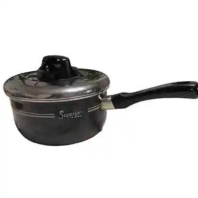 Superior T-Fal 7.5  Sauce Pot With Lid! Vintage Made In France • $22