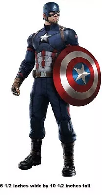 10  Captain America Peel Stick Wall Decal Sticker Marvel Avengers Room Decor Art • $9