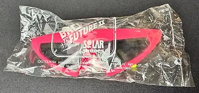 Back To The Future II 1989 Solar Shades Vtg Sunglasses Pizza Hut Pink Yellow • $19.95