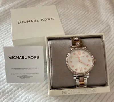 Michael Kors Sofie Pave Two-Tone Watch • $150