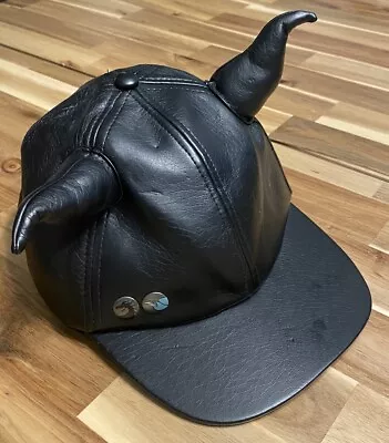 Disney Parks Store Maleficent Horn Villains Cosplay Faux Leather Hat Cap OSFM • $20