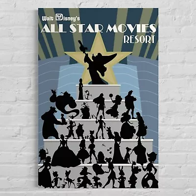 Walt Disney World All Star Movies Poster Art • $18