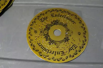 New  The Entertainer  Metal Disc 4.75  (4 3/4 ) Music Box Disk • $14.99