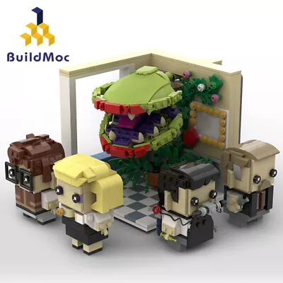 MOC Mushnik's Shop Diorama Horror Model With Four Roles Collection Block Toy Set • £83.99