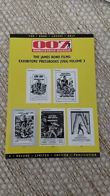 007 Magazine James Bond Exhibitors Pressbook (usa) Volume 3 • £34.99