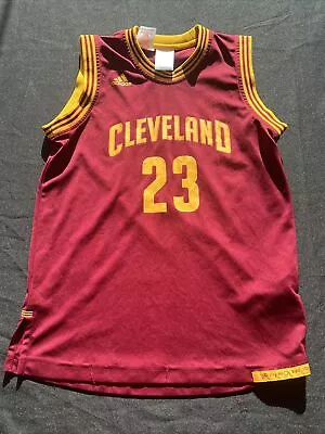 NBA Adidas Kids Lebron James #23 Cleveland Cavs Jersey Youth Size 11-12Y • $40