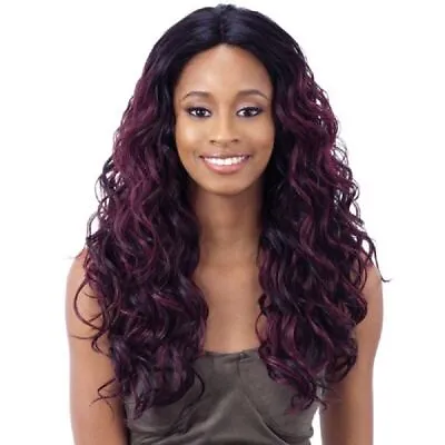 Freetress Equal Synthetic Invisible Part Curly Long Synthetic Hair Wig Amy • £27.49