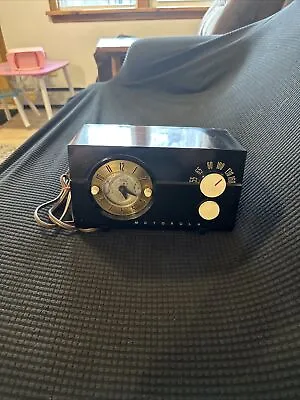 Motorola Vintage Clock Radio Model 55C Working • $90