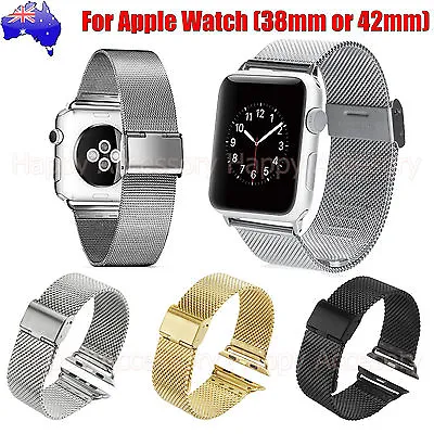 $19.99 • Buy Milanese Stainless Steel Watch Bands Strap For Apple Watch, IWatch 38,42mm