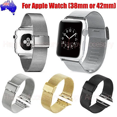 $19.99 • Buy Milanese Stainless Steel Watch Bands Strap For Apple Watch, IWatch 38,42mm