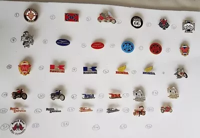 £3.50 • Buy Classic Bikers Motorcycle Rockers Trike Collectors Enamel Pin Badges Route 66