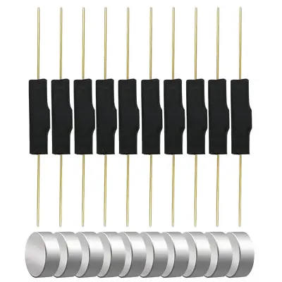 10pcs Plastic Reed Switch Reed Contact Normally Closed Magnetic Induction Switch • $19.99