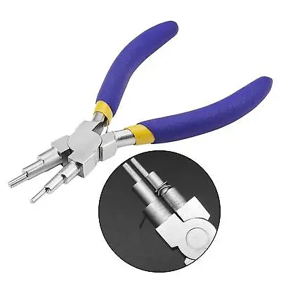 £14.03 • Buy 6-Step Bail Making Pliers Makes 2mm To 9mm Forming Jump Ring Jewelry Looping