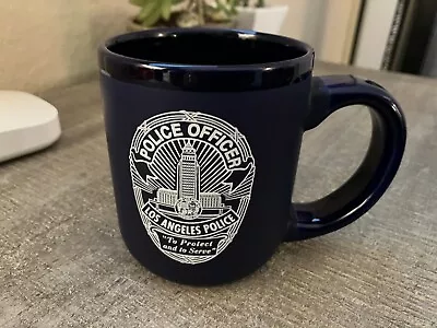 LAPD LOS ANGELES POLICE DEPT OFFICER SHIELD Coffee MUG/CUP • £15.44