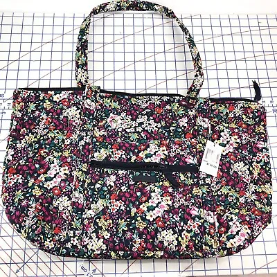 VERA BRADLEY MILLER TRAVEL BAG Itsy Ditsy Carry-on Tote Trolley Sleeve $120 NWT • $59.95