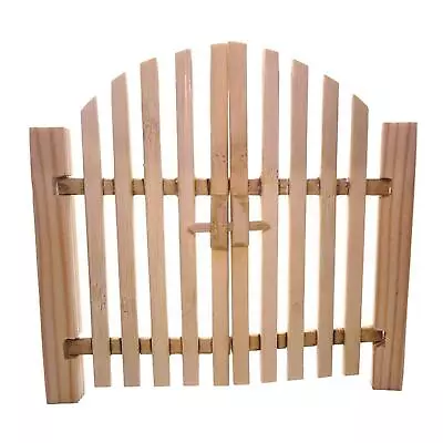 1:6 1:12 Dollhouse Wooden Gate Unpainted Door Miniature Fairy Garden Fence • $10.65