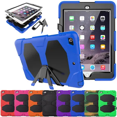 For IPad 5/6/7/8/9/10th Gen Air Pro 11  12.9  Heavy Duty Stand Case Screen Cover • $29.99