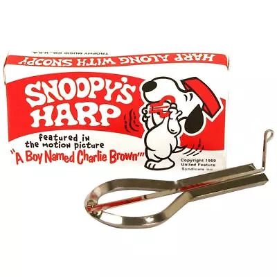 Grover Trophy 3490 Snoopy's Harp Bluegrass Jaw Harp Chrome Plated • $10.99