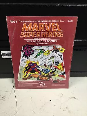 Marvel Super Heroes The Breeder Bombs MH-1 Mostly Sealed 6851 TSR RPG • $29.99